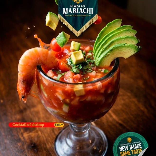 Cóctel de Camarón (Shrimp Cocktail).