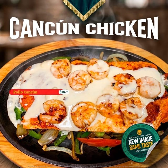 Pollo Cancún Fajitas.